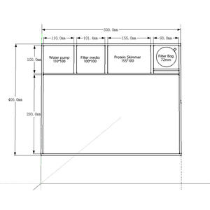 Zoobam Custom Capaciteit Marine Aquarium Glazen Tank 220V Milieuvriendelijk Voor Zout Water Zoetwater Vissen Koraal Post Filter Voor - Product Image 3