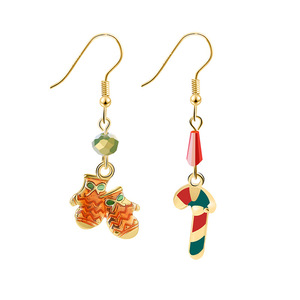 Boucles d'oreilles de noël pour femmes, nouvelle collection, boucles d'oreilles, clou, pendantes, bijoux de fête, pour adolescentes, - Product Image 2