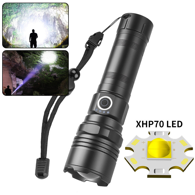 2510-XHP70 flashlight USB cable (batteries not included)