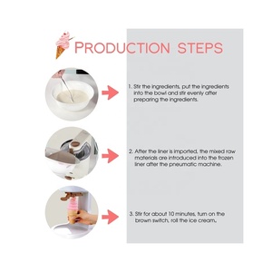 Newest Mini Portable Soft Ice <b>Cream</b> Making Machine Household Hot Selling Ice <b>Cream</b> <b>Maker</b> Machinen - Product Image 5