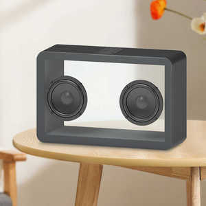 Transparent Box Blue Tooth Speakers <strong>Simple</strong> Style Mdf Customized Color Wireless Multi-<strong>functional</strong> Best for Desk Decoration Office - Product Image 2
