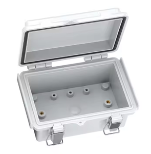 Scatola di Protezione IP66 Impermeabile in ABS con Presa <span class=keywords><strong>Fissa</strong></span>, Guscio Elettronico Trasparente, Combinatore di Alimentazione e Protezione ad Alto Impatto - Product Image 5