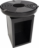 Barbecue de qualité supérieure en acier corten pour le jardin