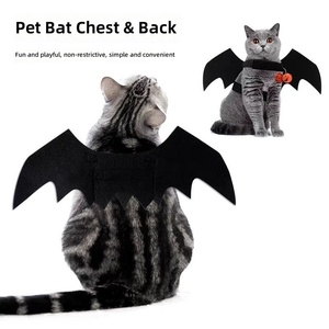 Disfraces de <span class=keywords><strong>Halloween</strong></span> para Gatos, Chalecos de Poliéster con Estampado Animal, Ropa para Mascotas, Accesorios para Disfraces de Fiesta para Perros Pequeños, Cachorros y Gatitos - Product Image 2