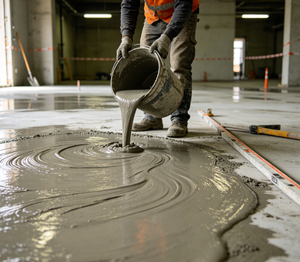 Mortier autolissant pour sous-couche et finition, coulage cimentaire à durcissement rapide pour la rénovation des sols intérieurs - Product Image 4