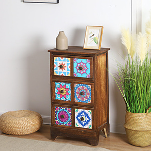 Design moderne populaire en bois Style de luxe tables de chevet <span class=keywords><strong>jouet</strong></span> rangement commode bureau fichier seau armoire - Product Image 4