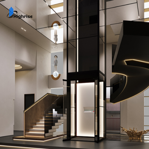 Luxe villa lift Luxe hydraulische huislift met stalen schachtconstructie voor particuliere woningen - Product Image 5