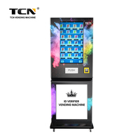 Distributeur automatique mural compact TCN avec SDK d'identification d'âge, écran tactile 32 pouces, gestion basée sur le cloud pour les entreprises