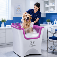 Système d'eau à connexion rapide Dpbathe pour le nettoyage et le bain des animaux de compagnie, installation facile