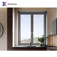 Ventanas Residenciales de Aluminio Abatibles, Diseño Moderno, Doble Acristalamiento, Estilo Abatible, Uso Exterior, Aislamiento Térmico, Color Personalizado