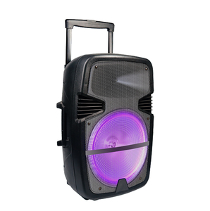Système de sonorisation portable DJ avec trolley 15 pouces, meilleur karaoké portable avec micro et haut-parleur <span class=keywords><strong>Bluetooth</strong></span>, boîte de fête stéréo - Product Image 1