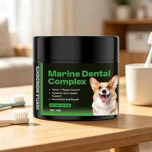 Complément dentaire en poudre de source marine pour chiens et chats, formule douce et non irritante pour toutes les générations et races - Product Image 3