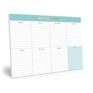 Bloc de Notas A4 con Impresión Personalizada, Planificador Diario y Semanal, Bloc de Notas Desprendible, Bloc de Notas para Uso en Escritorio, Organizador de Notas con Lista de Tareas - Product Image 1