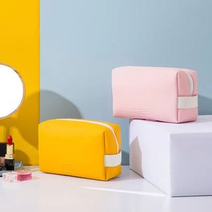 Women Waterproof Cosmetic <b>Bag</b> PU Cute Colors Travel Makeup <b>Bags</b> Woman Portable <b>Make</b> <b>up</b> Toiletry Storage <b>Bag</b> - Product Image 5