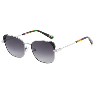 Unisex Cat Eye <b>Sunglasses</b> Black Frame Red Accents UV400 Protection Adult - Product Image 4