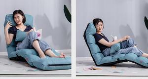 Soft Relax Comfortable Floor Modern Lazy Sofa Tatami Chair <strong>Recliner</strong> Folding Adjustable Sleeper Floor Chair - Product Image 6