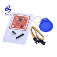 Gran oferta nueva versión PN532 RFID módulo inalámbrico V3 Kits de usuario lector escritor modo IC S50 tarjeta PCB I2C IIC SPI HSU V3 PN532