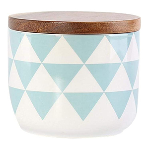 Tarro <span class=keywords><strong>de</strong></span> <span class=keywords><strong>sal</strong></span> <span class=keywords><strong>de</strong></span> cerámica blanco cuadrado personalizado con tapa <span class=keywords><strong>de</strong></span> bambú pizarra azúcar <span class=keywords><strong>sal</strong></span> marina pimienta almacenamiento bodega contenedor olla escribible - Product Image 6