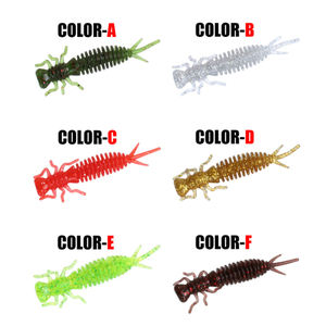 Pequeña Larva libélula insecto cebo Ninfa mosca Damselfly para <span class=keywords><strong>trucha</strong></span> perca lubina Pan pez Señuelos de Pesca suaves - Product Image 4