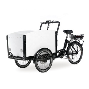 <span class=keywords><strong>Vélo</strong></span> <span class=keywords><strong>cargo</strong></span> électrique Bakfiets à chargement frontal avec housse de pluie, modèle <span class=keywords><strong>2022</strong></span>, en promotion - Product Image 1