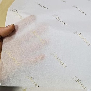 Papier de soie d'emballage biodégradable enduit d'amidon personnalisé pour vêtements, emballage cadeau - Product Image 3