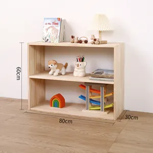 Kids Room Furniture Wood Children Toys Books Shoes Storage Shelf Modern Wooden Cupboard Combination Cabinet Wooden For Kids
