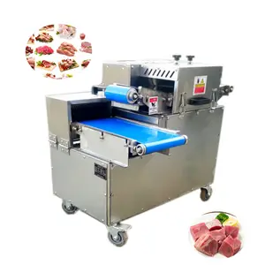 Máquina cortadora de carne para restaurante, máquina cortadora de piernas de cerdo conveniente, máquina cortadora de carne en cubitos