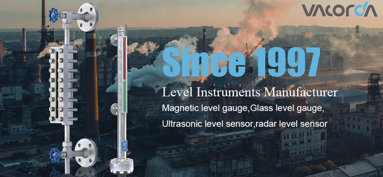 Side Mounted Magnetic High Temperature Use Oil Level Sensor Indicator Gauge With 4-20ma Switch Signal Output