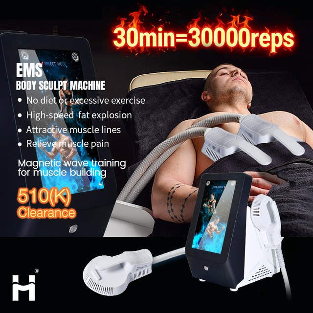 Ems Tech Body Sculpt Rf Muscle Building Skin Tightening Ems Stimulator Body Sculpting Machine