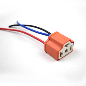 H4 gốm cắm H4 Hi/lo Led Đèn Pha Sương Mù Ánh sáng Ổ cắm bóng đèn holder3 Pin Cắm H4 ổ cắm kết nối - Product Image 6