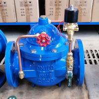 Vanne hydraulique de contrôle de débit d'eau électrique électrovanne 600X