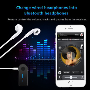 Récepteur <span class=keywords><strong>Bluetooth</strong></span> sans fil 2 en 1, prise <span class=keywords><strong>Jack</strong></span> 3.5mm, pour <span class=keywords><strong>voiture</strong></span>, musique, audio, Aux A2DP, adaptateur transmetteur pour casque, récepteur mains libres - Product Image 3