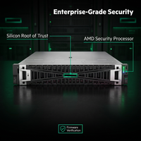 Server Rakmount 2U AMD EPYC Enterprise High-Expandable Original ProLiant DL345 Gen11 Laris Manis, Tersedia