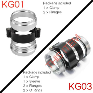 Exhaust V Cross-border Aluminum <b>Quick</b> Release HD Fixture <b>Clamp</b> Universal Turbocharger/Intercooler Pipe Intake Inch Mj-3 High-Qua - Product Image 3