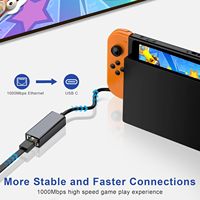 Adaptador USB C a Ethernet Portátil de 1000Mbps, Adaptador de Red LAN RJ45, Plug and Play, Compatible con Laptop, MacBook, iPad Pro