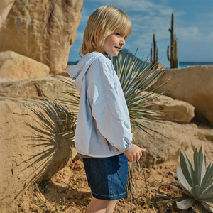 DK2261469 DAVE BELLA Vêtements pour enfants, garçons, mode été, haut décontracté pour bébé, veste à manches longues bleu clair - Product Image 4