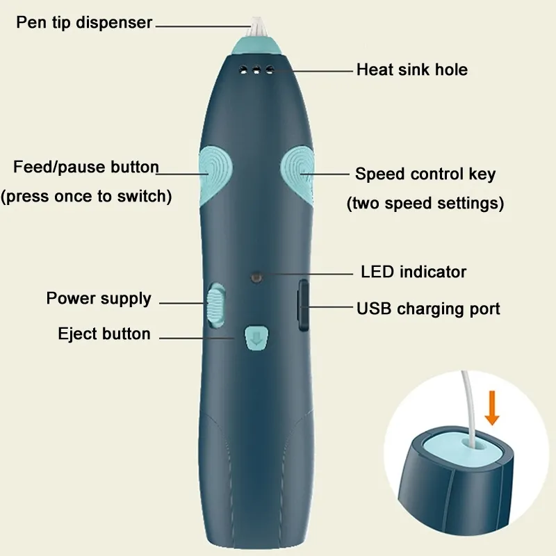 Standard and PCL Consumables USB Children DIY Drawing Pen Doodle Set 3D Printing Pen