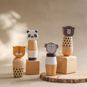 Juguete de Madera para el Desarrollo de la Motricidad Fina y la Cognición en Niños: Juego de Reconocimiento de Animales por Colores con Función de Atornillar - Product Image 2