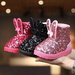 Hot New Products Winter Indoor Outdoor Bling Bling Glitter Warm <b>Kids</b> Snow Boots for <b>Kids</b> Children - Product Image 2