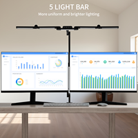 Lampe de table LED pliable pour architecte avec pince, pour studio d'art, dessin, bras réglable, anti-éblouissement, lecture, travail