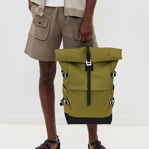 Custom Eco-Friendly Lightweight <b>Large</b> Rolltop <b>Backpack</b> Men <b>Women</b> Waterproof Nylon Zipper Casual Daypack Travel Hiking Laptop - Product Image 6