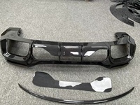 Kit carrosserie en fibre de carbone sèche style B pour Mercedes-Benz SL43 SL63 AMG : Lame avant, grille d'aération avant, jupes latérales, diffuseur, spoiler, garniture d'aile, échappement