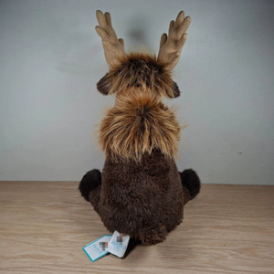 Peluche Navideño de <span class=keywords><strong>Ciervo</strong></span> Indigo <span class=keywords><strong>Canadiense</strong></span> de Edición Limitada JC Birch, con Material de Poliéster y Relleno de Algodón PP, Diseño de Alce - Product Image 5