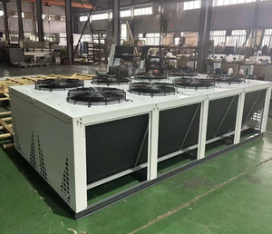Système de refroidissement à sec par eau à éthylène glycol avec cœur tube/aisle à ailettes PLC, compresseur Hitachi et ventilateur axial pour le refroidissement de grands centres de données - Product Image 4