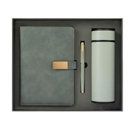 Carnet de notes en cuir PU avec logo personnalisé, planificateur, stylo et recharge, coffret cadeau pour la remise des diplômes ou un mariage