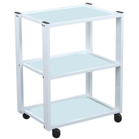 Chariot de salon de beauté rose, équipement de mobilier de salon, chariot de coiffeur rose