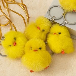 <b>Mini</b> Cute Plush Yellow Duck Keychain Plush Soft Toy Pendant <b>Backpack</b> Keychain Car Pendant Gift - Product Image 6