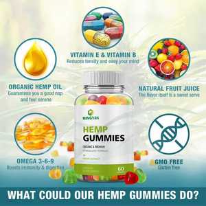 Gomitas de Cáñamo Orgánico para la Relajación y el Sueño con Extracto de Cáñamo, Vitamina E, Complejo B y Omega 3-6-9 - 60 Unidades - Product Image 4
