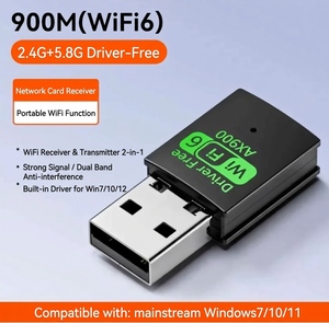 ไดรเวอร์อะแดปเตอร์ USB WiFi 6 ฟรี ตัวรับส่งสัญญาณการ์ดเครือข่ายไร้สายสำหรับแล็ปท็อปเดสก์ท็อป ฟรี ปลั๊กแอนด์เพลย์ - Product Image 3