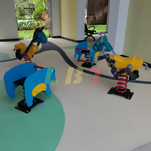 Équipement de jeu combiné toboggan et escalier pour enfants Libit, jouet d'entraînement miniature en fibre de verre personnalisé pour maternelle - Product Image 3